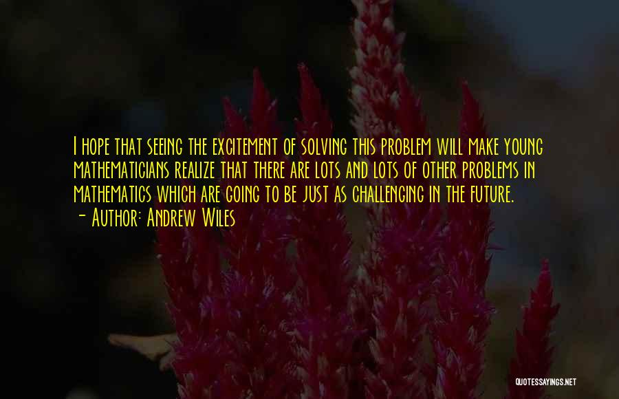 Seeing The Future Quotes By Andrew Wiles