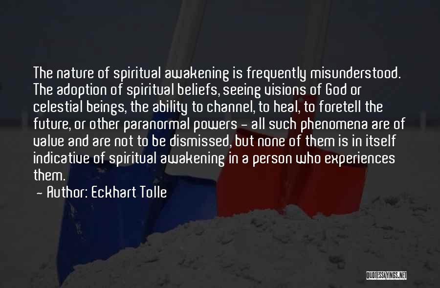 Seeing The Future Quotes By Eckhart Tolle