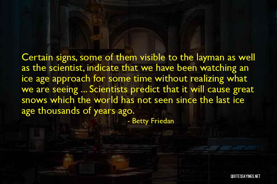Seeing The Signs Quotes By Betty Friedan Seeing The Signs Quotes By Betty Friedan