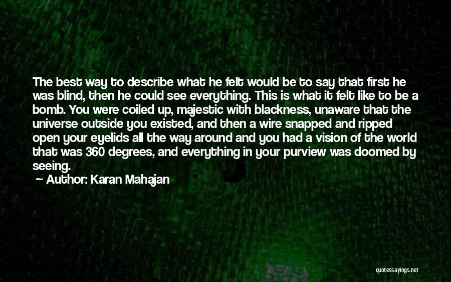 Seeing The World Around You Quotes By Karan Mahajan