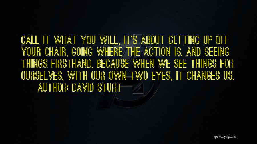 Seeing Things For Yourself Quotes By David Sturt