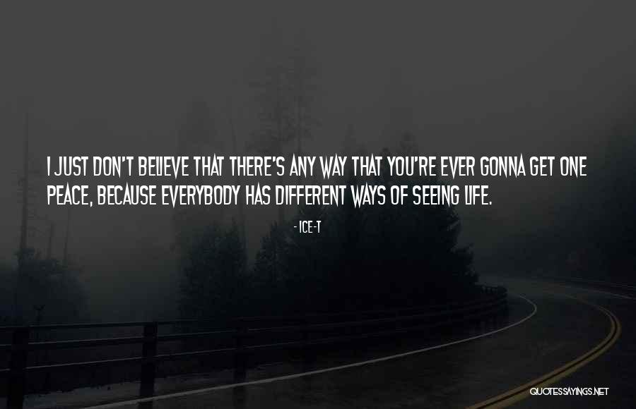 Seeing Things In A Different Way Quotes By Ice-T Seeing Things In A Different Way Quotes By Ice-T