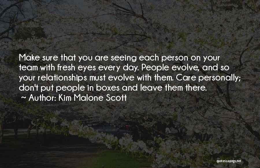 Seeing Things With Fresh Eyes Quotes By Kim Malone Scott