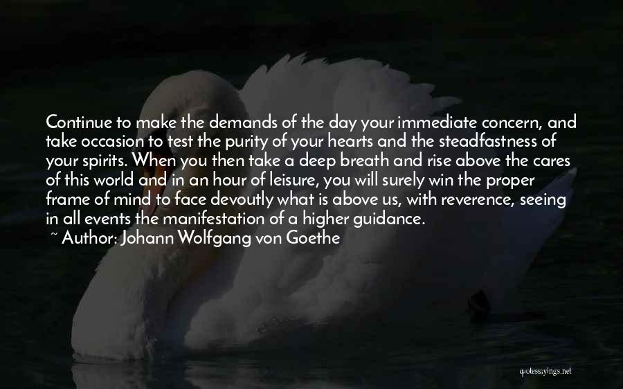 Seeing Who Really Cares Quotes By Johann Wolfgang Von Goethe