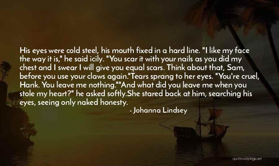 Seeing Your Face Again Quotes By Johanna Lindsey