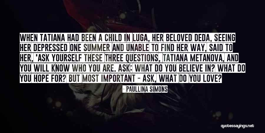 Seeing Yourself For Who You Are Quotes By Paullina Simons Seeing Yourself For Who You Are Quotes By Paullina Simons