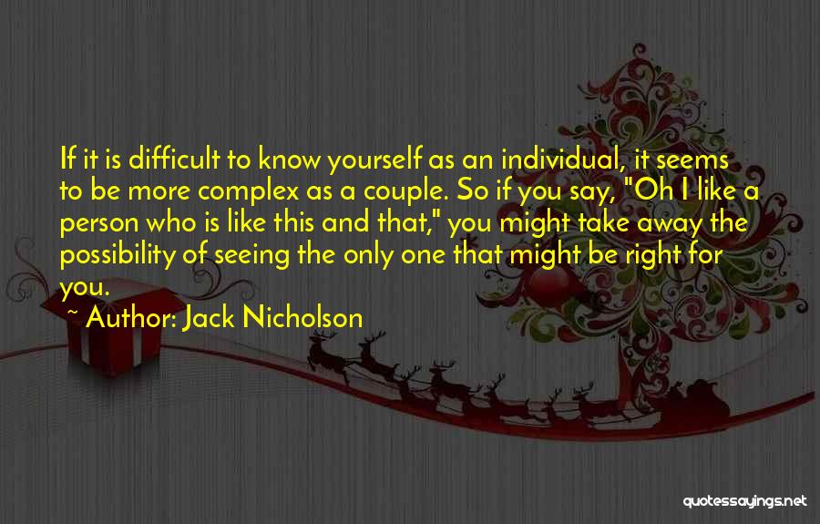 Seeing Yourself Quotes By Jack Nicholson