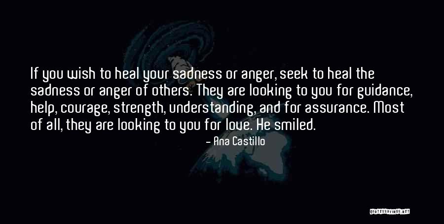 Seek Help Quotes By Ana Castillo Seek Help Quotes By Ana Castillo