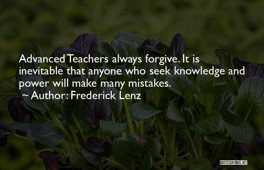 Seek Knowledge Quotes By Frederick Lenz