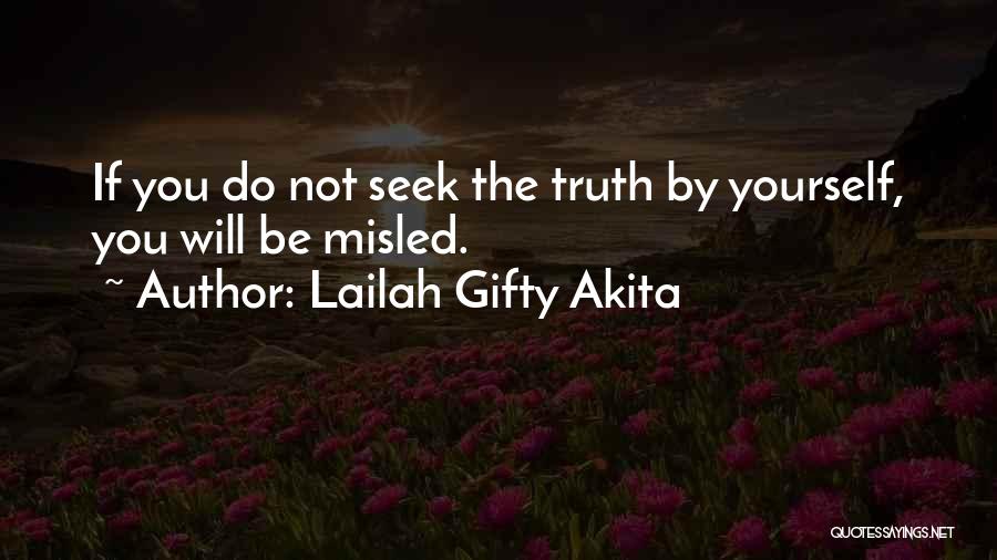 Seek Knowledge Quotes By Lailah Gifty Akita