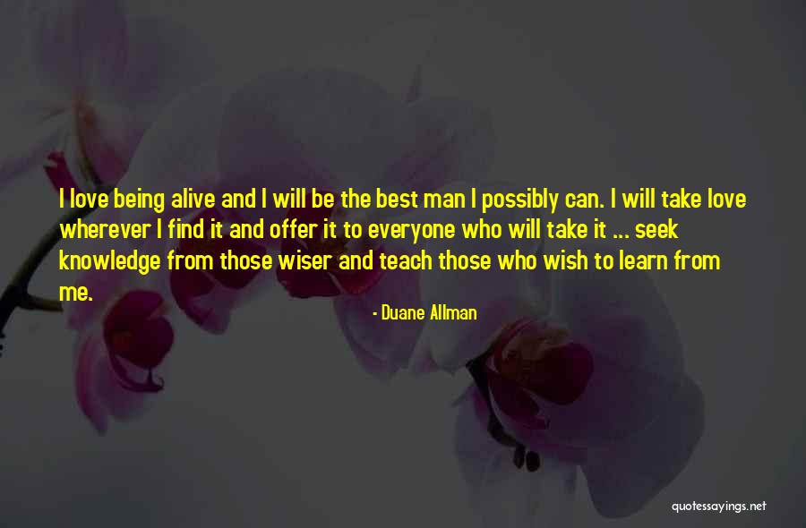 Seek The Best Quotes By Duane Allman Seek The Best Quotes By Duane Allman