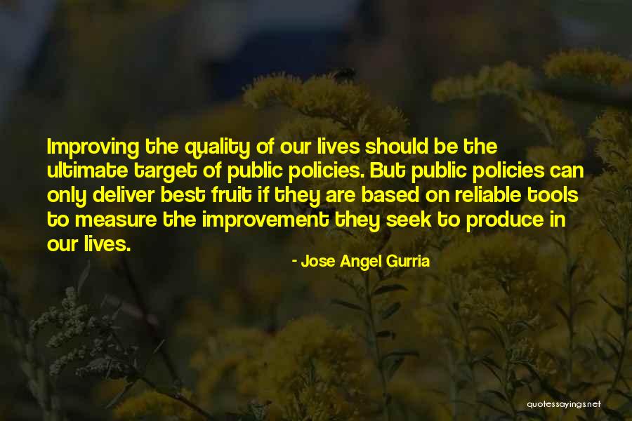 Seek The Best Quotes By Jose Angel Gurria Seek The Best Quotes By Jose Angel Gurria