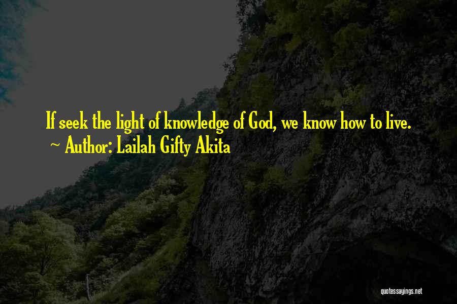 Seek The Light Quotes By Lailah Gifty Akita