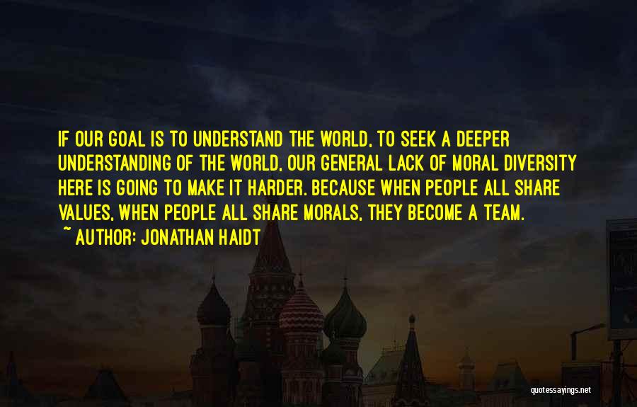 Seek To Understand Quotes By Jonathan Haidt