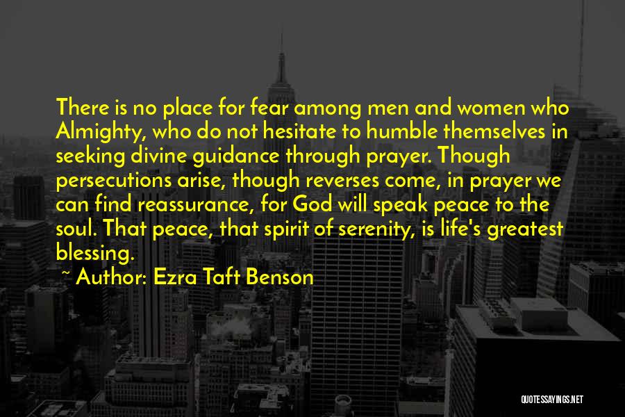 Seeking Peace Quotes By Ezra Taft Benson