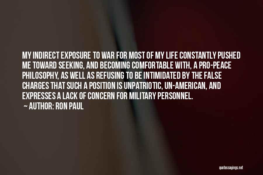 Seeking Peace Quotes By Ron Paul