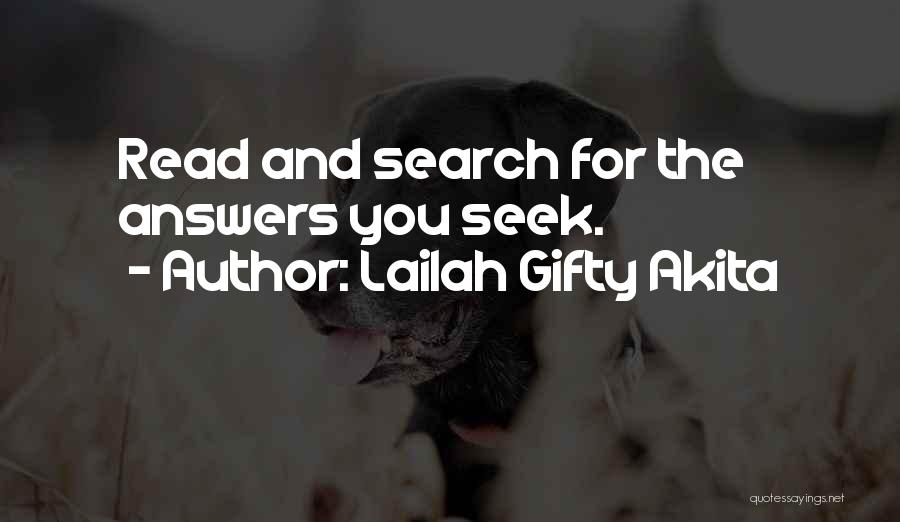 Seeking Truth Quotes By Lailah Gifty Akita