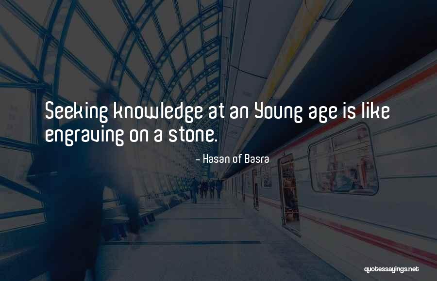 Seeking Wisdom Quotes By Hasan Of Basra