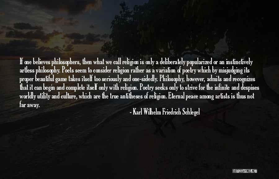 Seeks Religion Quotes By Karl Wilhelm Friedrich Schlegel Seeks Religion Quotes By Karl Wilhelm Friedrich Schlegel