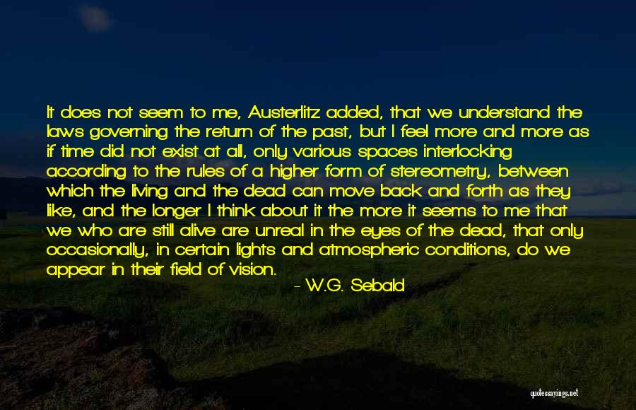 Seem Like Quotes By W.G. Sebald Seem Like Quotes By W.G. Sebald