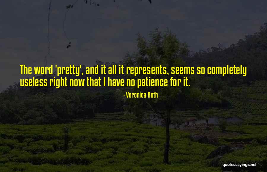 Seems Useless Quotes By Veronica Roth Seems Useless Quotes By Veronica Roth