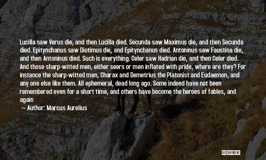 Seers Quotes By Marcus Aurelius