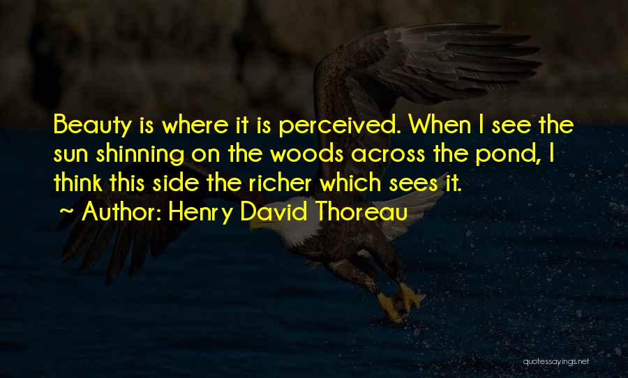 Sees Beauty Quotes By Henry David Thoreau