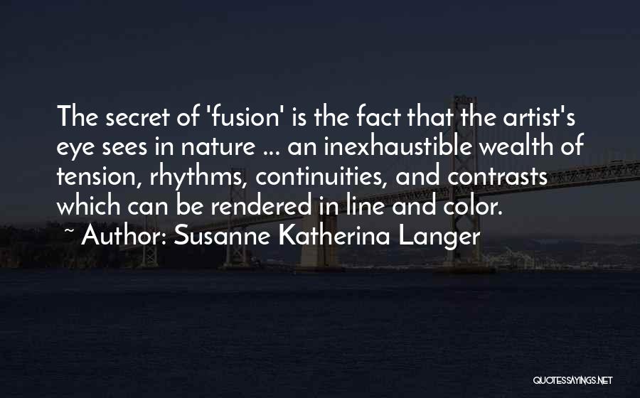 Sees Quotes By Susanne Katherina Langer