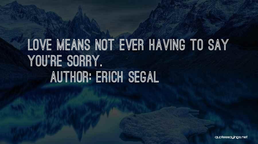 Segal Quotes By Erich Segal