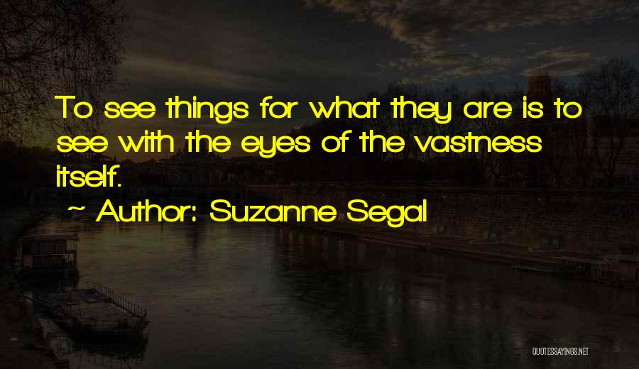Segal Quotes By Suzanne Segal