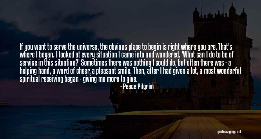 Segitiga Tumpul Quotes By Peace Pilgrim Segitiga Tumpul Quotes By Peace Pilgrim