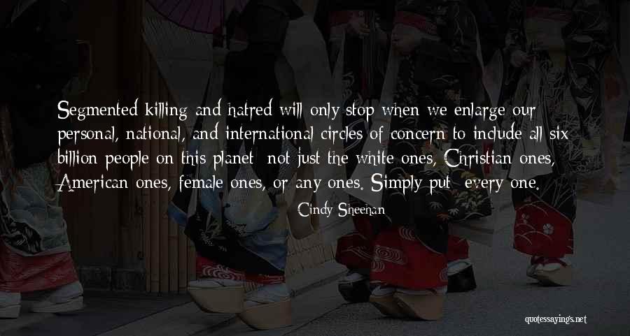 Segmented Quotes By Cindy Sheehan