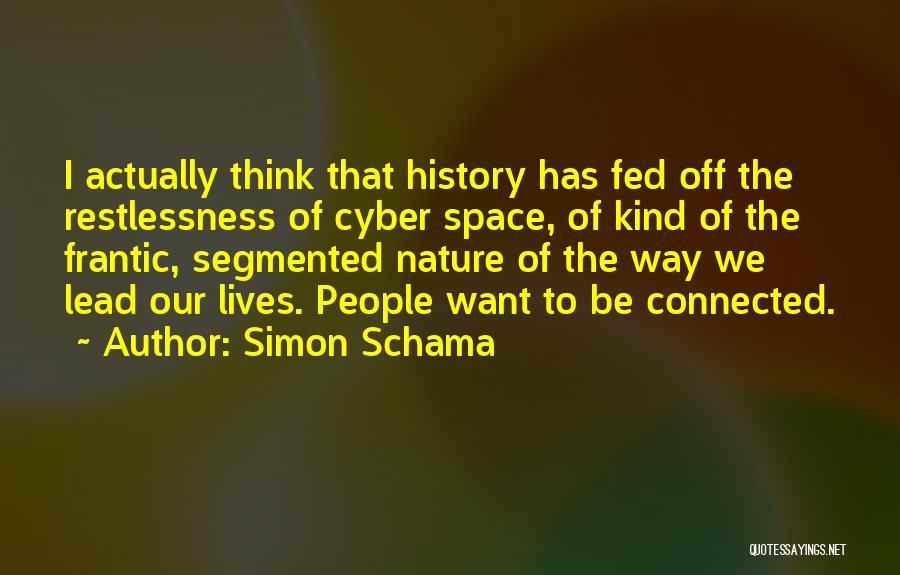Segmented Quotes By Simon Schama