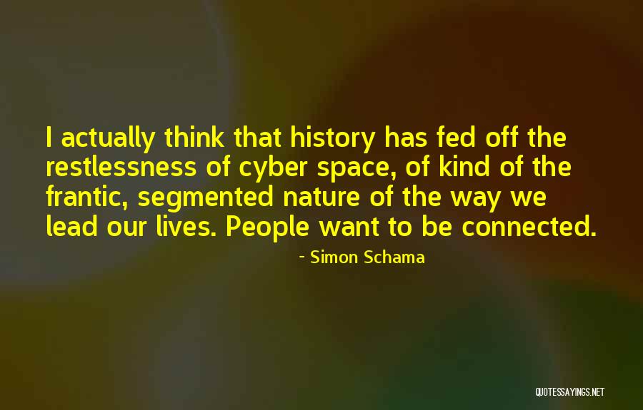 Segmented Quotes By Simon Schama