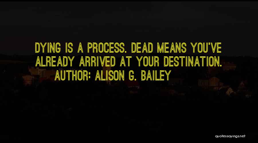 Seinerzeit Quotes By Alison G. Bailey