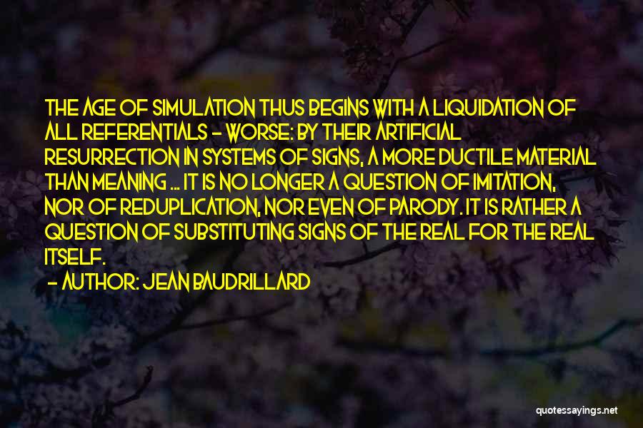 Seines Quotes By Jean Baudrillard