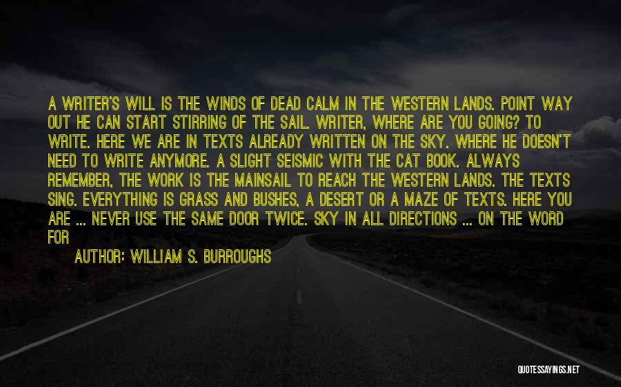 Seismic Quotes By William S. Burroughs