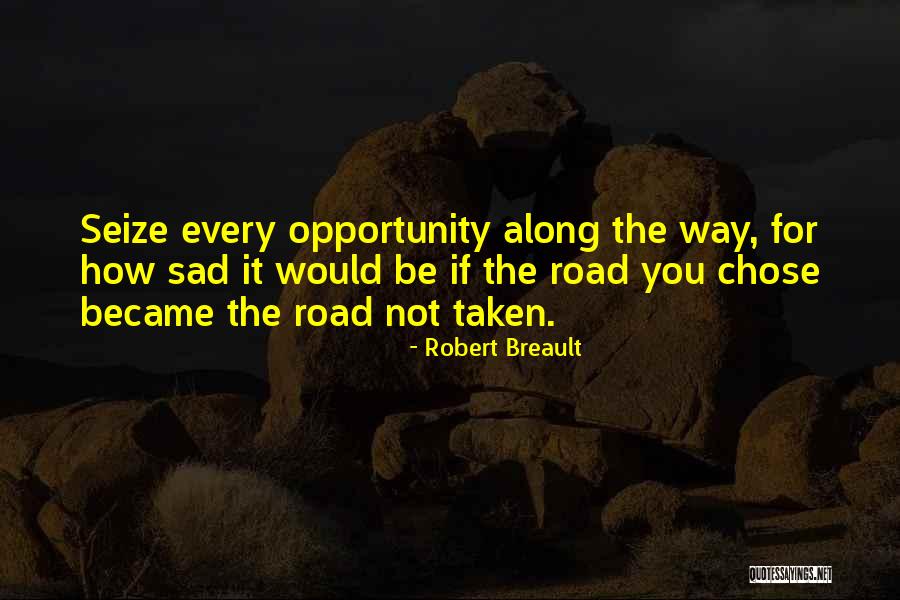 Seize Every Opportunity Quotes By Robert Breault Seize Every Opportunity Quotes By Robert Breault
