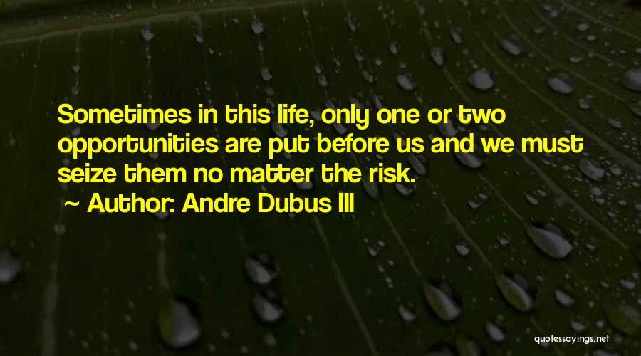 Seize Opportunity Quotes By Andre Dubus III Seize Opportunity Quotes By Andre Dubus III