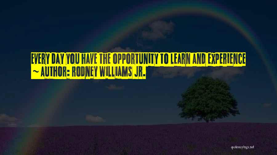 Seize Opportunity Quotes By Rodney Williams Jr.