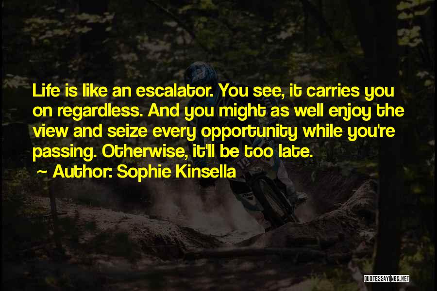 Seize Opportunity Quotes By Sophie Kinsella