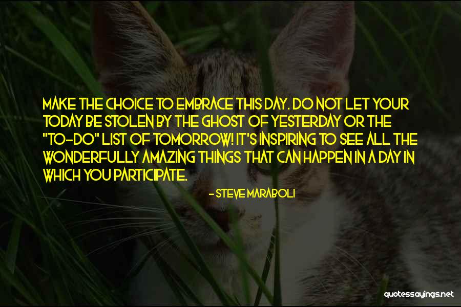 Seize The Day Quotes By Steve Maraboli