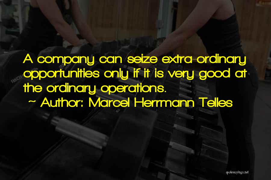 Seize The Opportunity Quotes By Marcel Herrmann Telles