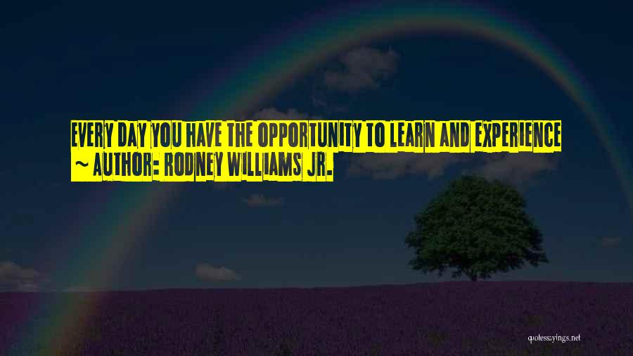 Seize The Opportunity Quotes By Rodney Williams Jr.