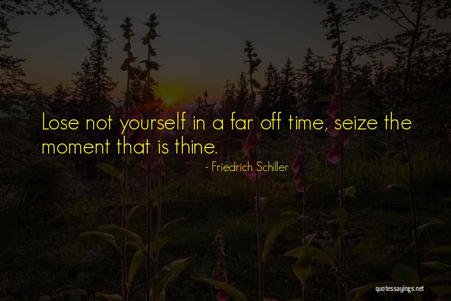 Seize Time Quotes By Friedrich Schiller