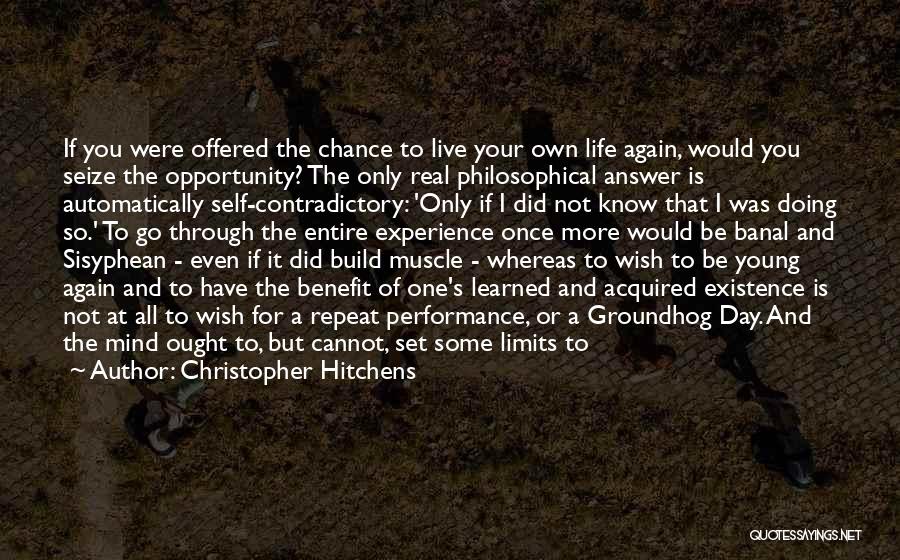 Seize Your Opportunities Quotes By Christopher Hitchens