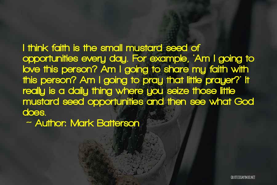 Seize Your Opportunities Quotes By Mark Batterson