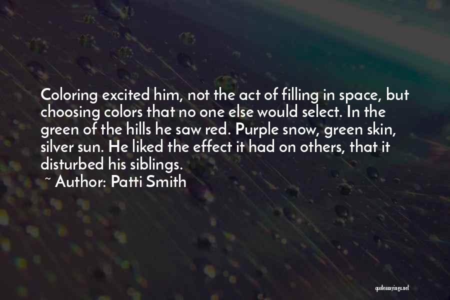 Select Quotes By Patti Smith