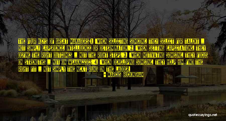 Selecting The Best Quotes By Marcus Buckingham Selecting The Best Quotes By Marcus Buckingham
