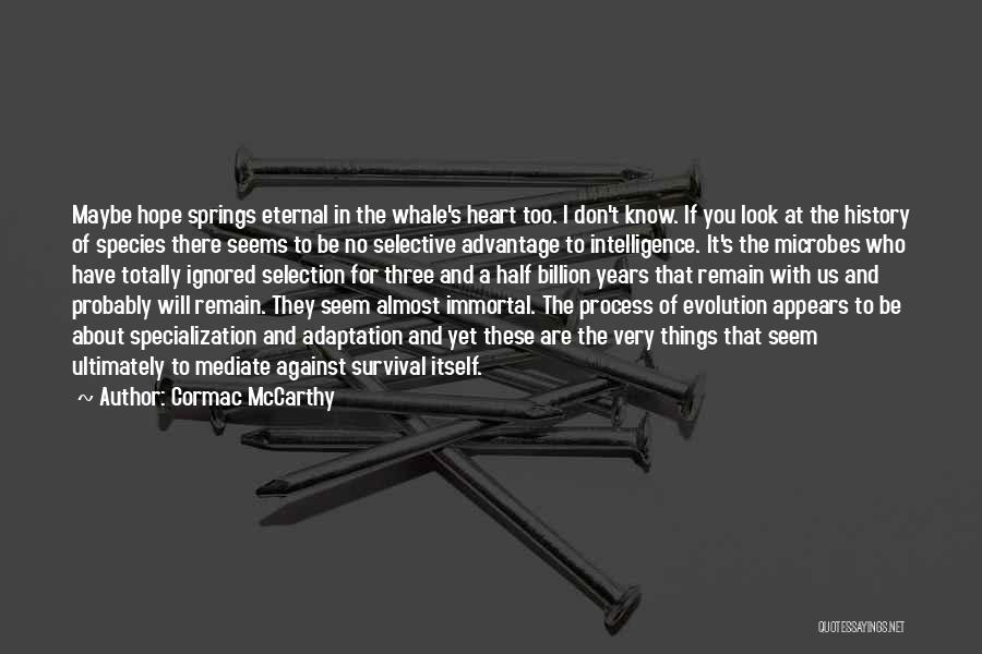 Selection Process Quotes By Cormac McCarthy